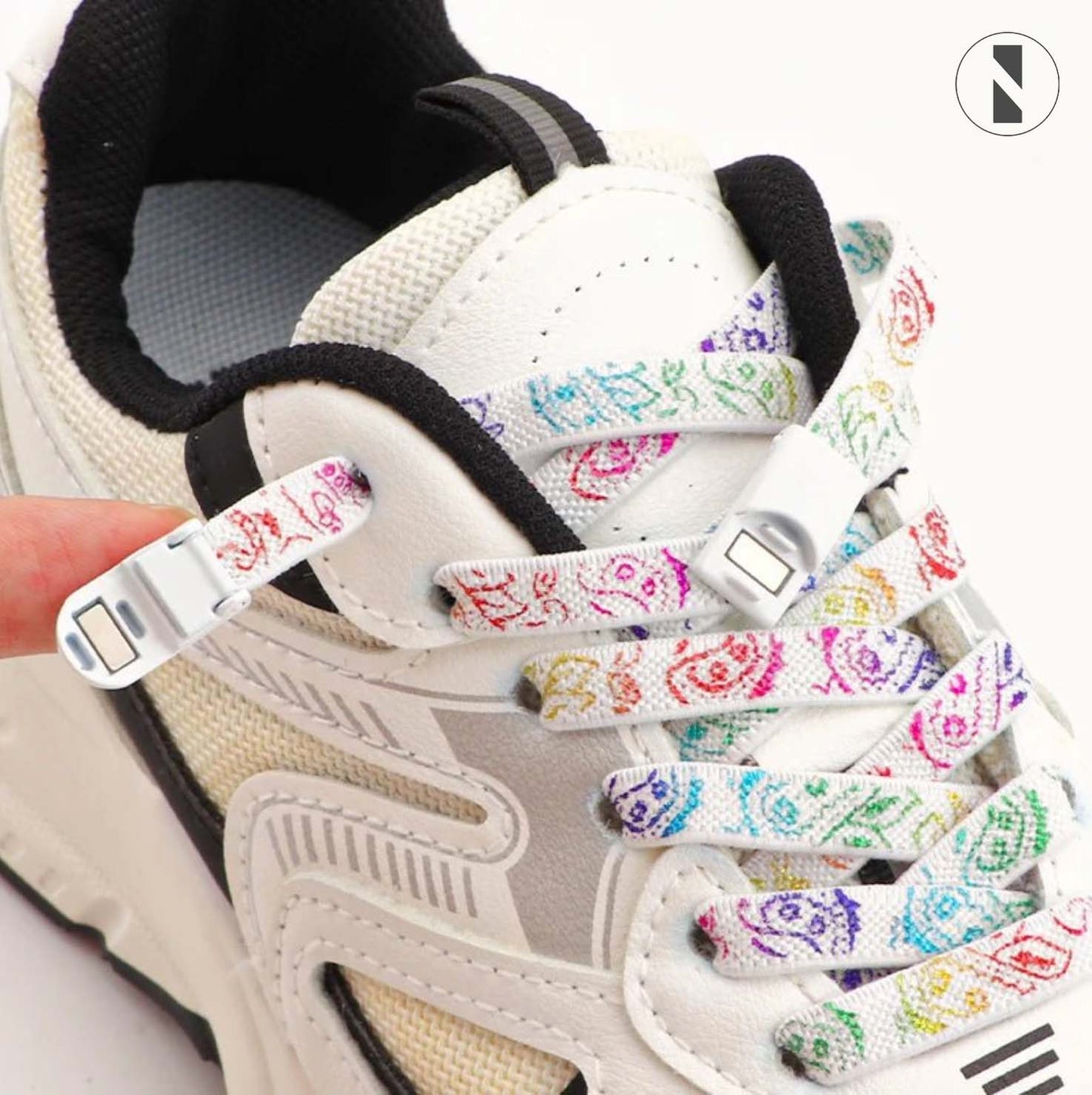The No-Tie Kids magnetic shoelaces